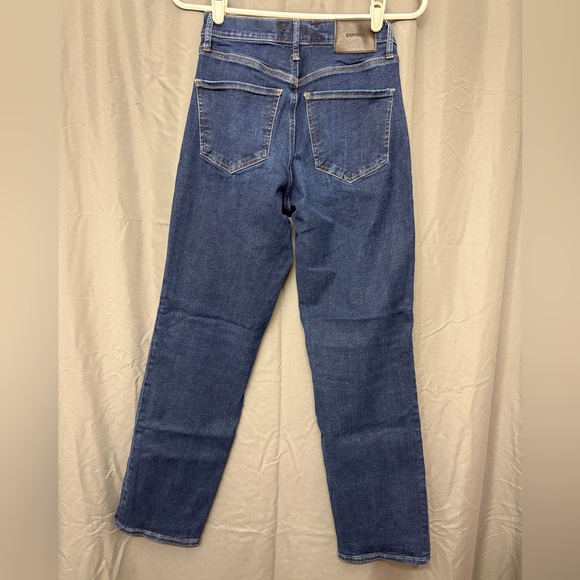 Express High Rise Straight Ankle Jeans - Picture 2 of 5